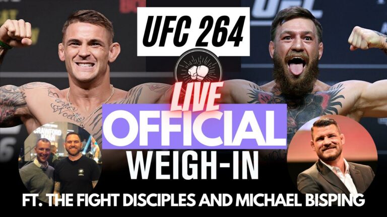 UFC264 – Official Weigh-In