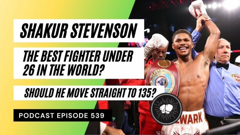 Shakur Stevenson | The best fighter under 26 in the world? | Straight to 135? | Fight Disciples