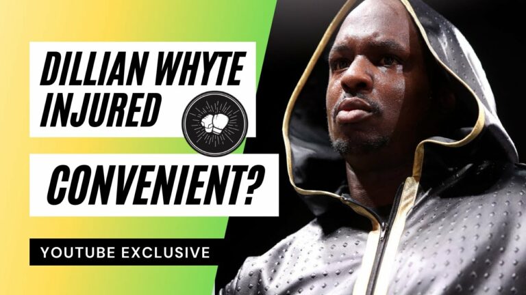 Dillian Whyte injured | Convenient? | Fight Disciples