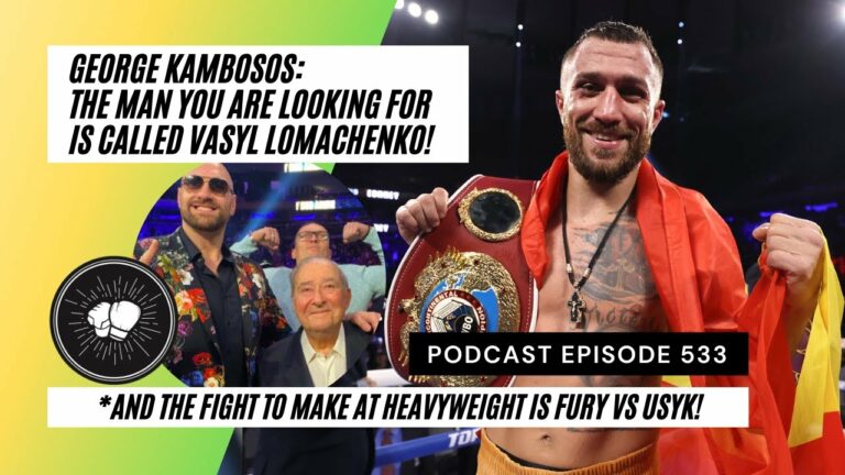 George Kambosos | The man you’re looking for is called Vasyl Lomachenko | Fight Disciples