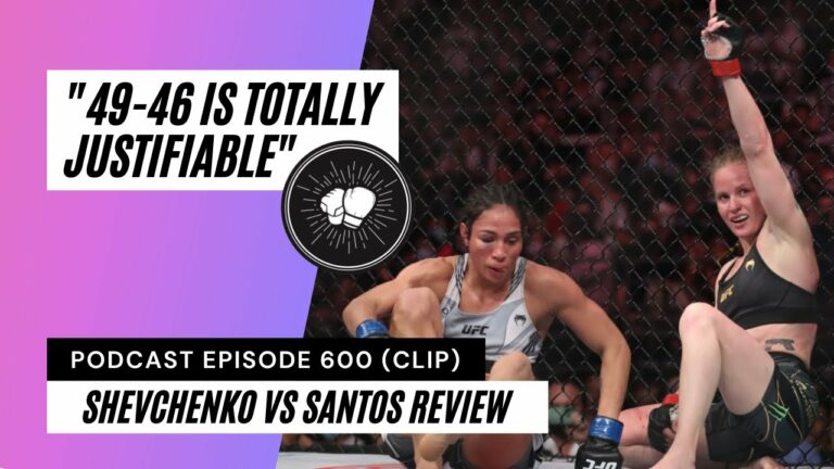Shevchenko vs Santos UFC275 reaction | Did the judges get it right? | “49-46 is justifiable”