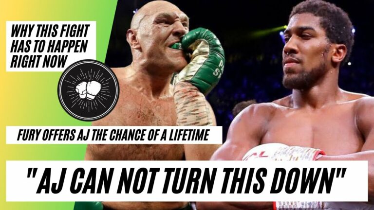 Tyson Fury | Anthony Joshua | Why the fight has to happen NOW | “AJ can not turn this down”