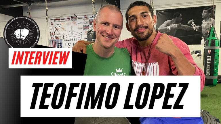 TEOFIMO LOPEZ | INTERVIEW | Lopez vs Martin | “Josh Taylor is trash”