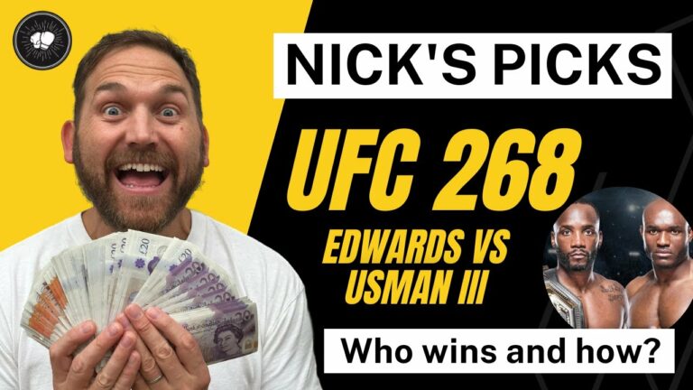 Leon Edwards vs Kamaru Usman III fight prediction | UFC 286 | Nick’s Picks | Who wins and how?