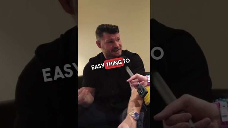 Michael Bisping gives insight on what it’s like defending the UFC belt on home soil. #mma #ufc