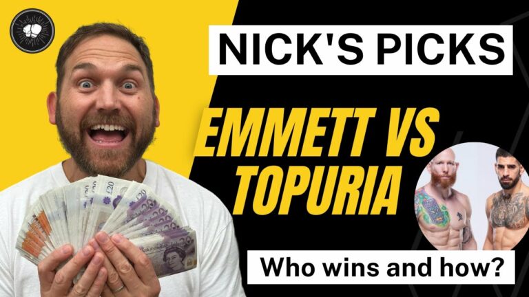 Nick’s Picks | Josh Emmett vs Ilia Topuria | UFC Fight Night Preview | Who wins and how?