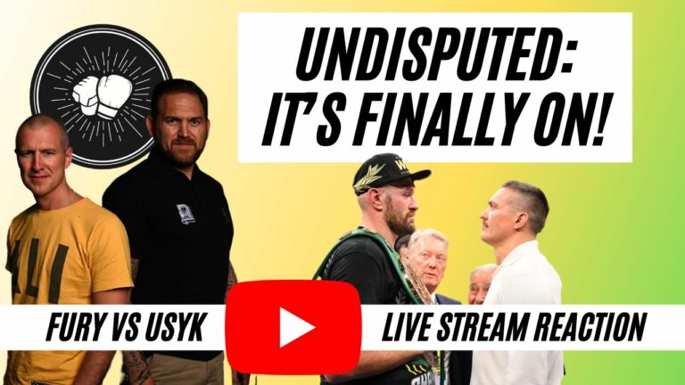 Tyson Fury v Oleksandr Usyk Announcement Reaction: LIVE Stream